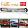 Сигнальная лампа 24LED стробоскопическая лампа аварийной сигнализации для грузовиков вспышка 12 В VZ Hb аксессуары для автомобильных фонарей