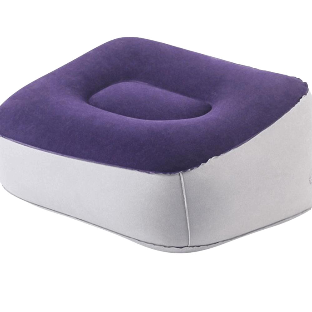 Foldable Inflatable Booster Seat Press-to-Inflate Air Seat Cushion Travel Press Leg Stool Home Use
