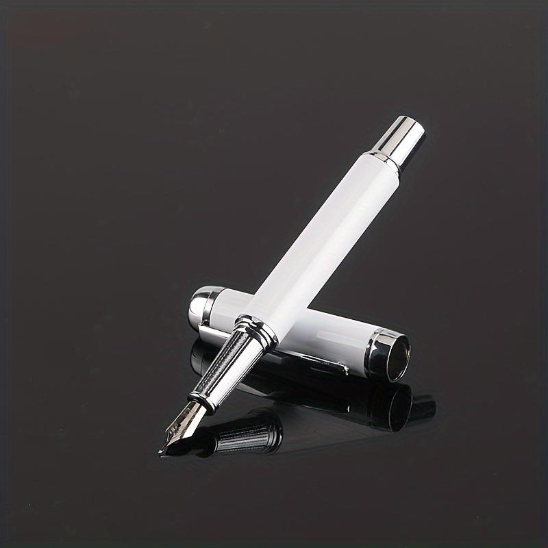 1 Pc Classic Minimalist Style Metal Fountain Pen, Business Office Signature Pen, Office Culture Gift