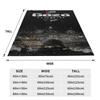 Soft BlanketKids Travel Gaza War Scream Black Grunge  Throw Blanket  Flannel Bedspread For Outdoor Novelty Sofa Bed Cover