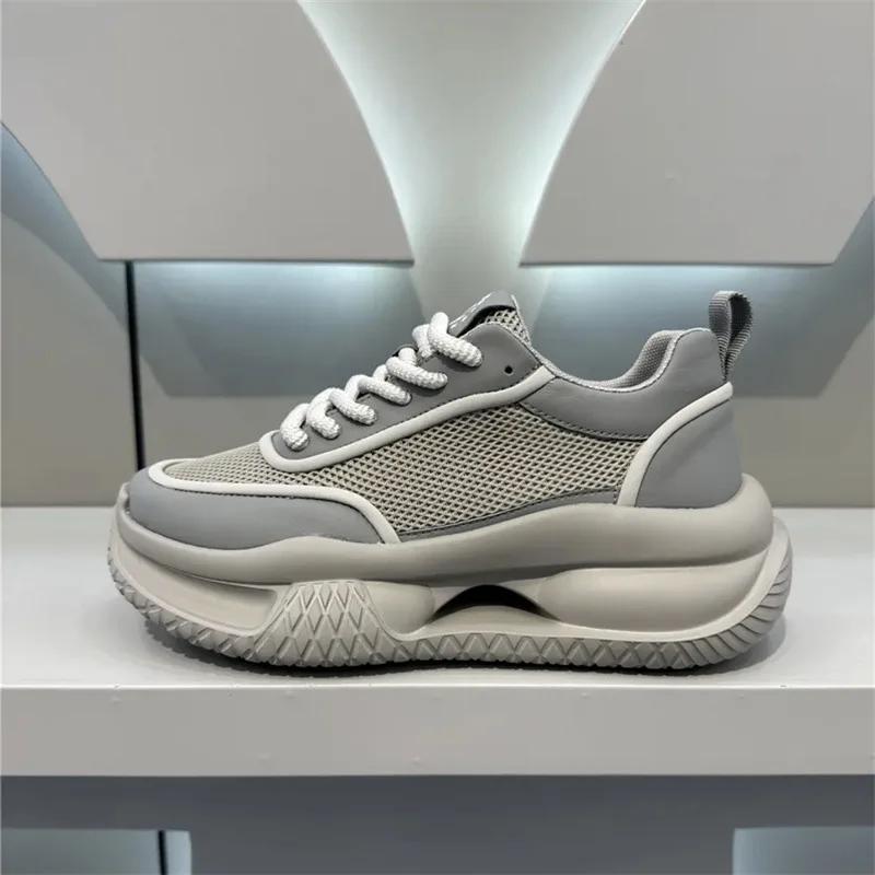 Spring Autumn New Luxury Men's Sneakers Classic Fashion Versatile Casual Shoes Mesh Breathable Soft Bottom Sports Running Shoes