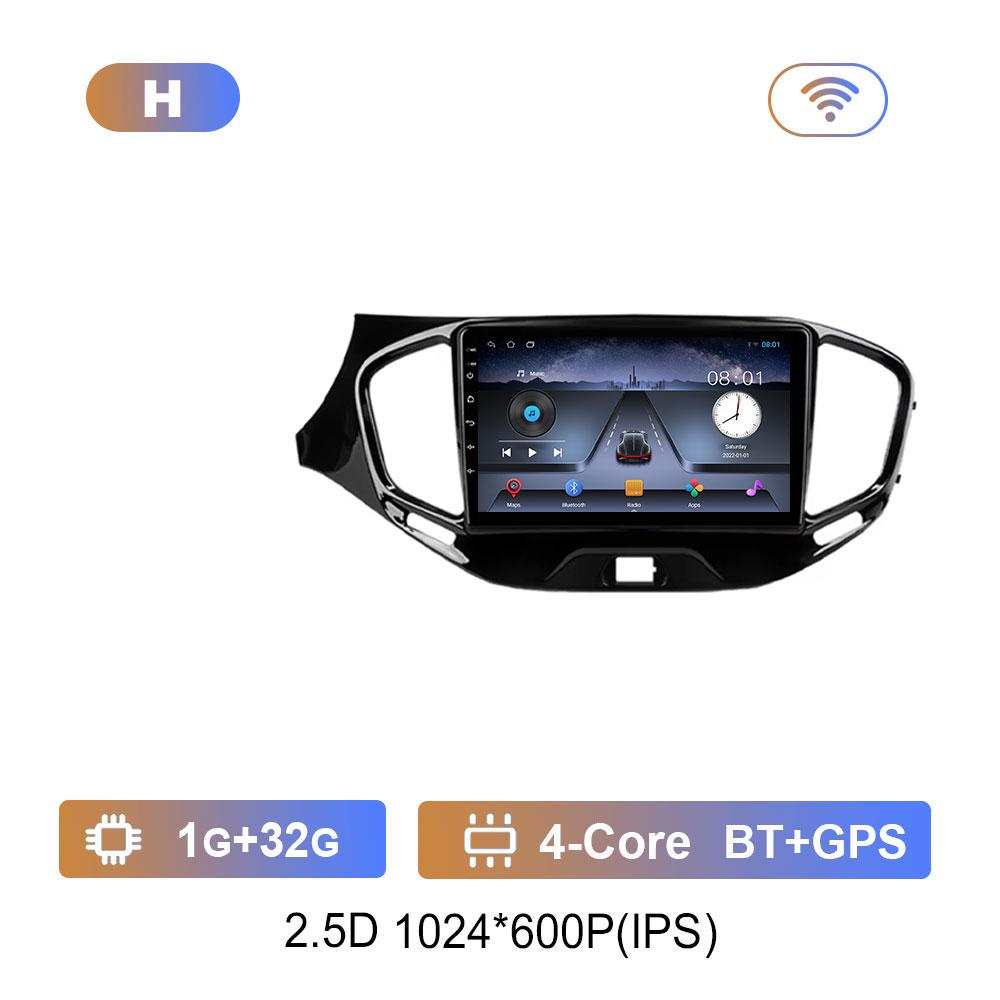 Bluetooth WiFi GPS Навигация Android 14 Система для LADA Vesta Cross Sport 2015 - 2020 IPS Экран Автомобильный Радио Мультимедийный проигрыватель 4G