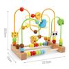 Игровые наборы для малышей Montessori первого класса Премиальное качество Деревянный вращающийся элемент Подставка премиум-качества Шарик высшего качества Лабиринт премиум-качества