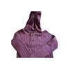 Polo Ralph Lauren Sweater FW24 Cable Knit Zipper Hoodie Long Sleeve Knit Kids Sweater Purple 313916533-006