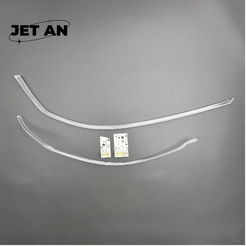 For Infiniti QX30 Q30 2017-2019 Car DRL Headlight Light Guide Strip Daytime Running Light Tube Bar Angel Eye