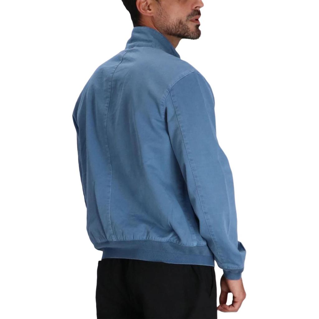 Polo Ralph Lauren однотонная куртка с воротником-стойкой и застежкой-молнией, длинные рукава, мужские куртки, синяя 710940743-002