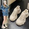 2025 Autumn New Korean Version Breathable Dad Shoes Women Ins Student Casual Shoes Platform Running Shoes Women CGA680