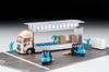 Tomytec Коллекция грузовиков Коллекция грузовиков Логистический сайт Wing Van Set D Kyuso Delivery