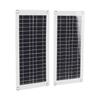 Solar Panel Kit IP65 Waterproof 40W 10A 50V 2Pcs Monocrystalline Solar Panel with Solar Charge