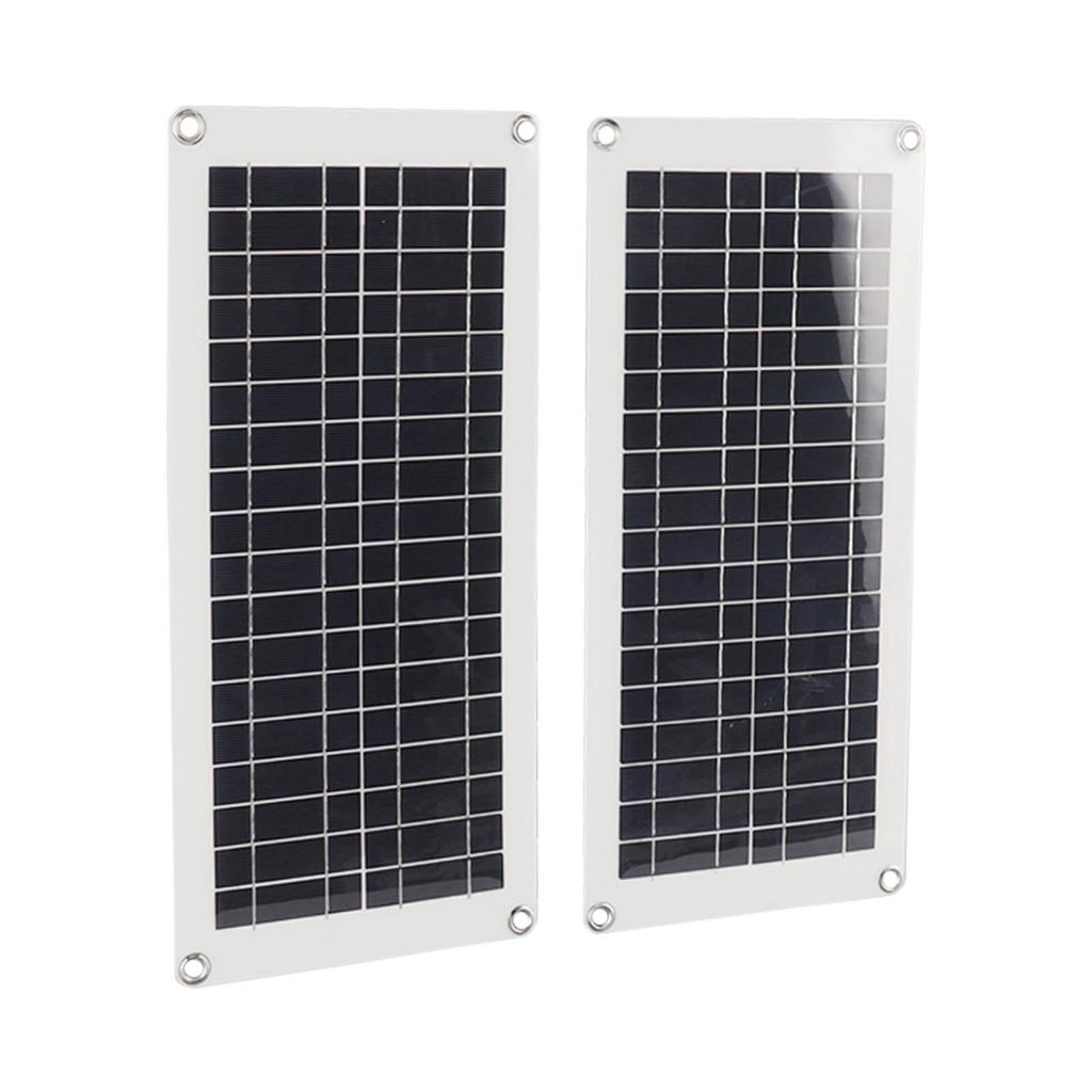 Solar Panel Kit IP65 Waterproof 40W 10A 50V 2Pcs Monocrystalline Solar Panel with Solar Charge