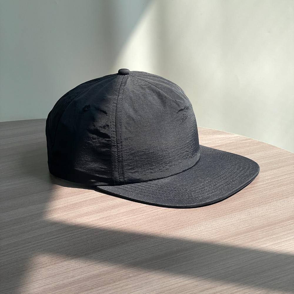Solid Color 5 Panel Peaked Hat Quick Drying Snapback Cap Sun Protection Hat for Men and Women