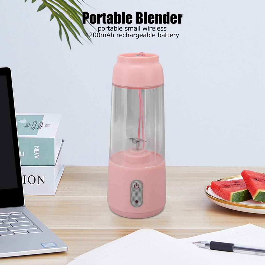 Personal Blender 300ML USB Charging Wireless Blender Portable Blender with Stainless Steel Blade for Shakes Smoothies