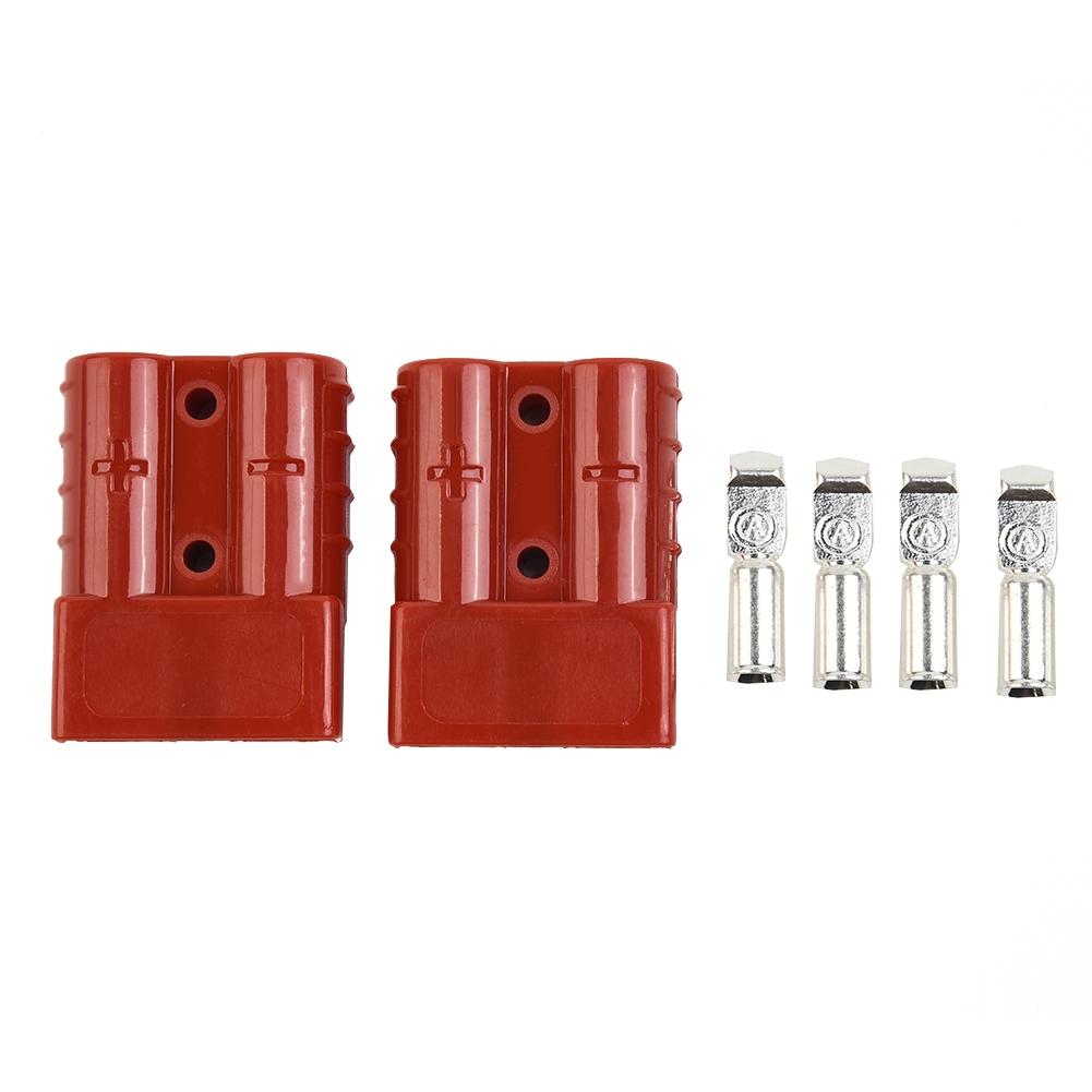 2 шт. FOR-ANDERSON-Plug КАБЕЛЬНЫЙ ТЕРМИНАЛ РАЗЪЕМ ПИТАНИЯ БАТАРЕИ 50-AMP 600V Новый