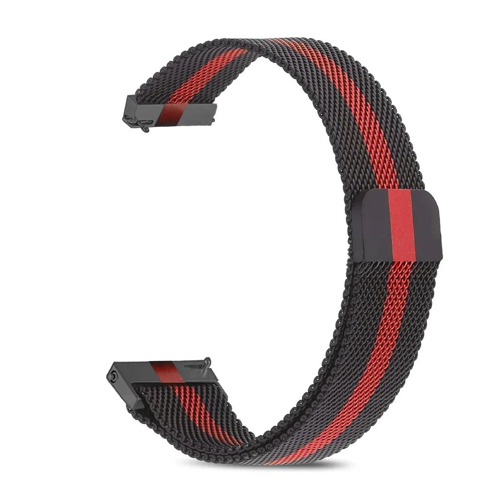 20mm/22mm  Magnetic Milanese Strap for Samsung Galaxy Watch 7 6 5 4 40 44mm Gear S3 Stainless Steel Band for Huawei GT5 Bracelet