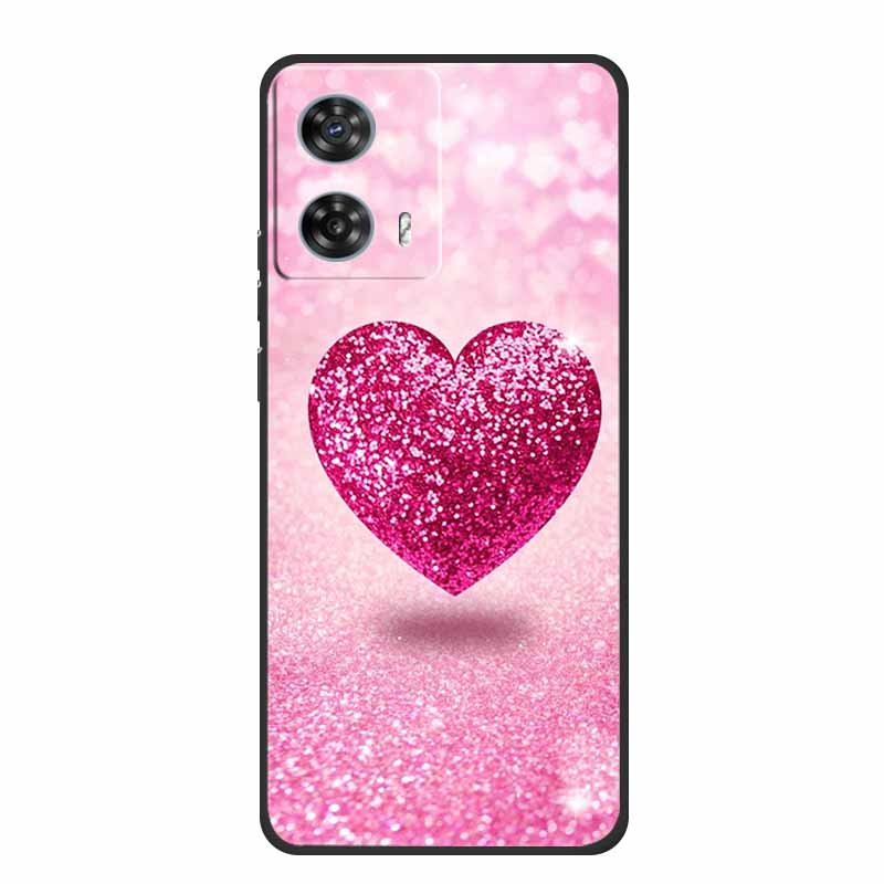 Phone Case For Moto Edge 50 Fusion Back Cover Case Shockproof Black Silicone Soft Funda For Motorola Edge 50 Fusion Case 6.7"