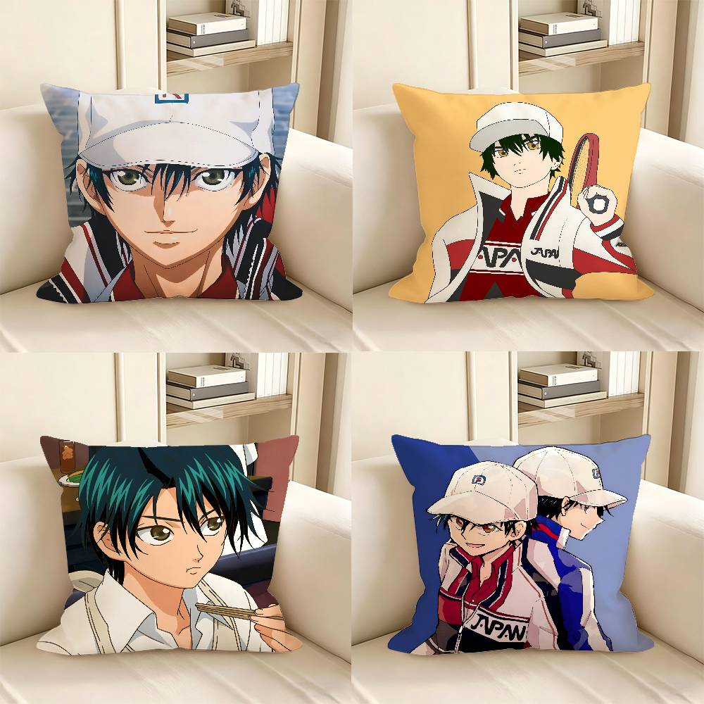 pc Anime Ryoma Echizen Pillow Case Fashion Square Pillowcase Bedroom Sofa Room Ins Decoration Leisure