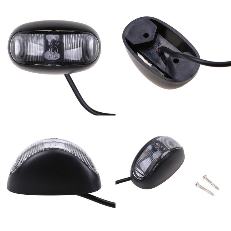 Double Color Red Yellow LED Side Marker Lights for Trucks Trailers Heavy Duty Vehicles with High Visibility Waterproof