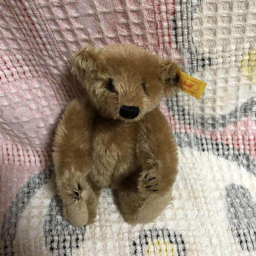 [USED] Steiff 029073 Cinnamon Bear Teddy Bear Plush Toy