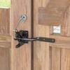 1 Set Of Durable Steel Automatic Gravity Self-Locking Latch for Wooden Fence Gate