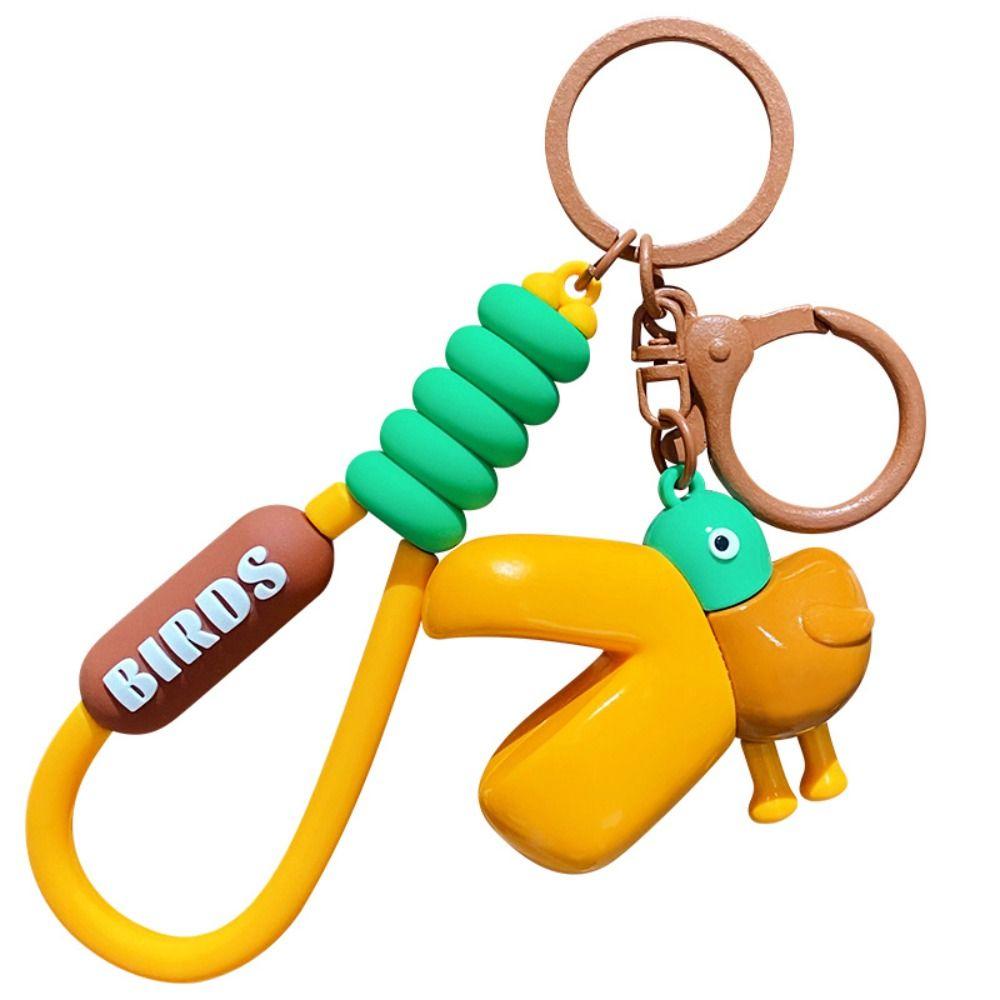Cute Cartoon Keychain Creative Dolls Pendant Fashion Toucan Key Chain  Kids