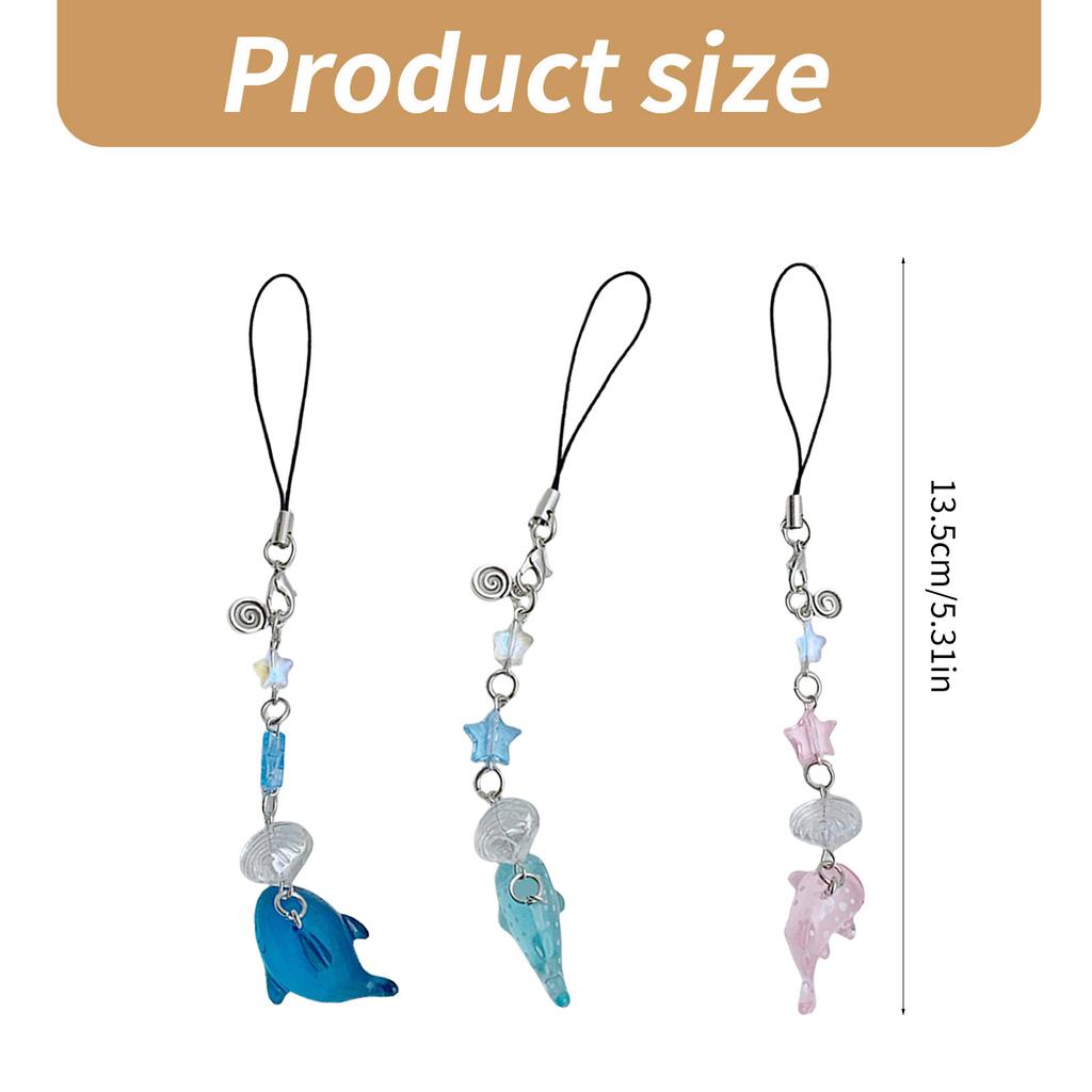Подвеска-кулон в виде морской звезды и ракушки, милая цепочка для телефона, ремешок, подвесное украшение, брелок, ланьярд, маленький подарок для женщин и девушек