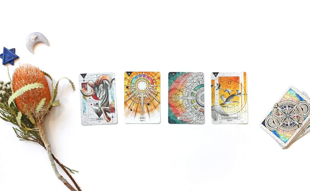 Oracle Cards Star Code Astro Oracle Japanese Edition Affirmation Fortune Telling with Japanese Instructions I.I.J