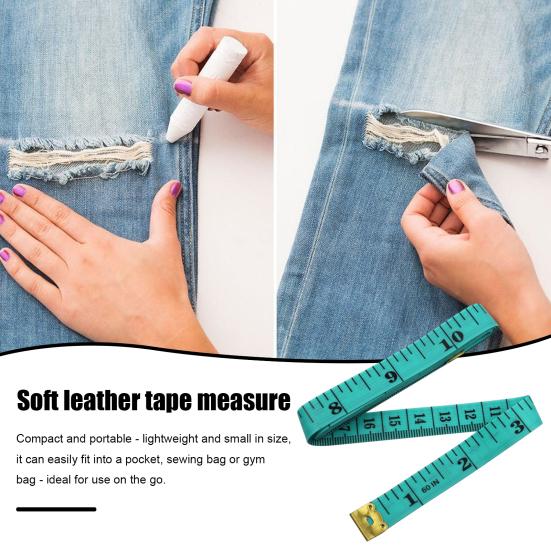3 шт. 1,5 м/60 дюймов двусторонняя рулетка мини мягкая измерительная лента портативная портняжная швейная ткань лента для измерения веса тела гибкая линейка лента