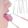 Tounge Scrapers Limpiador De Lengua Stainless Steel Fresh Breath Cleaning Coated Tongue Toothbrush Oral Hygiene U-Shaped Metal