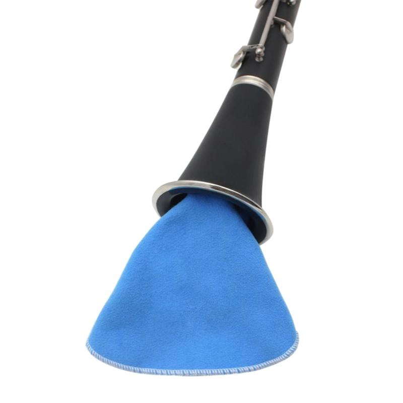 Saxophone Cleaning Cloth Durable Pull Through Cloth Soft Rag Sax Cleaning Tool for Flute and Wind & Woodwind Instrument