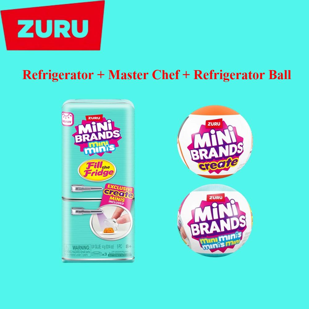 ZURU Mini Brands Еда Заполни Холодильник Серия 1 Plauset Brands Дом Капсула Создание Своими Руками Мини-Кухня MasterChef Серия Еды