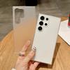 S25ultra Матовый Простой Жесткий Чехол Подходит для Чехла для Мобильного Телефона Samsung S24 A56 Защитный Чехол A35 Однотонный Внешний Противоударный