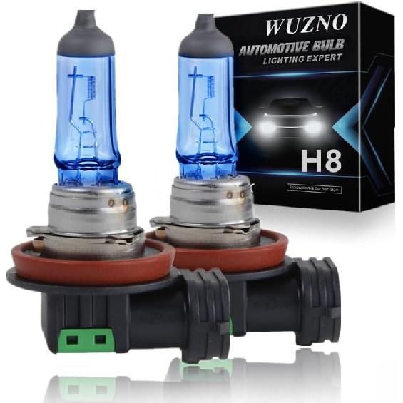 H11 Halogen Headlight Bulb/Fog Light 12V 55W White 5000K High/Low Beam 64211 12362 Car Light Bulb Automotive Headlamp Super Bright