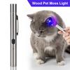 Pet Detection Cat Moss Tinea Light UV Flashlight 365 UV Black Mirror Wood's Lamp Skin Ultraviolet Light Waterproof