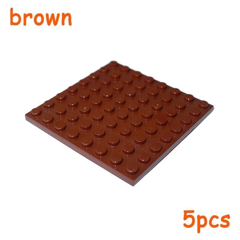 5 шт. 8x8 Точек 8*8 Пластина 41539 MOC Собираемые Частицы DIY Строительные Блоки Фигурки Кирпичики Образовательная Креативная Игрушка для Ребенка