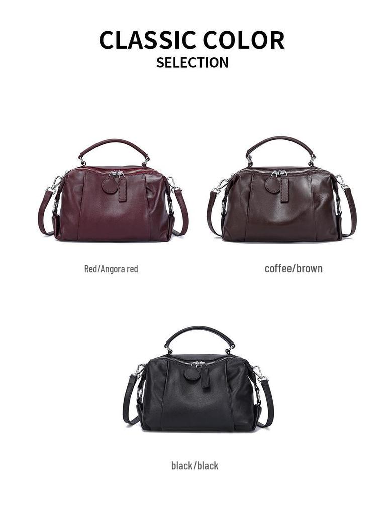 2025 Luxury Leather Women's Retro Shoulder Crossbody Bag