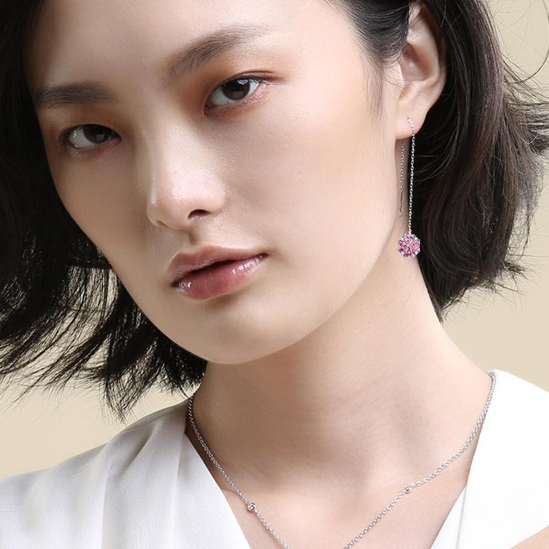 Sace Gems Классические серьги с цирконом из медного сплава для женщин, подарки на свадьбу