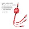 3 In 1 Retractable Car Charging Cable Multi USB Port Fast Charger Cord For Jeep Renegade Wagoneer Avenger Wrangler JK Valve Stem KUBEL1