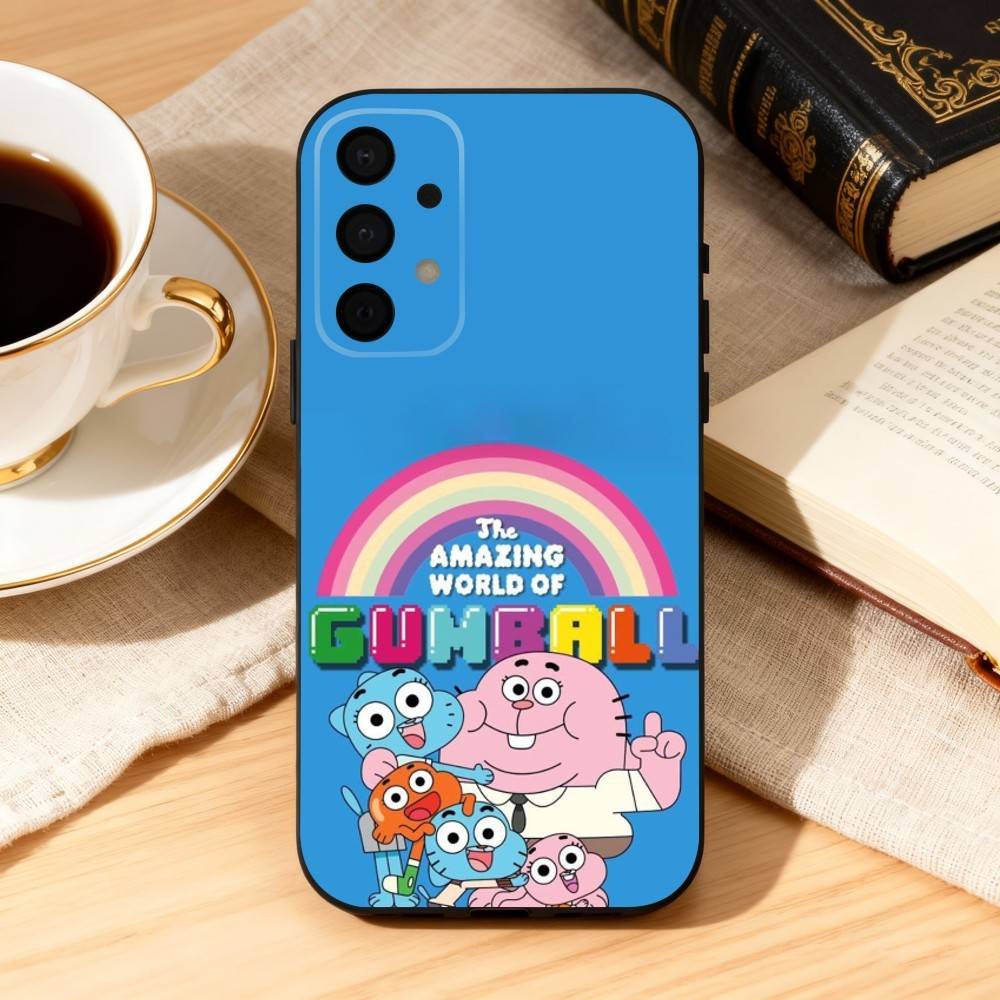 AMAZING WORLD OF G-GUMBALL Phone Case For Samsung Galaxy A73,A72,A71,A70,A53,A52,A51,Soft Silicone Black Cover