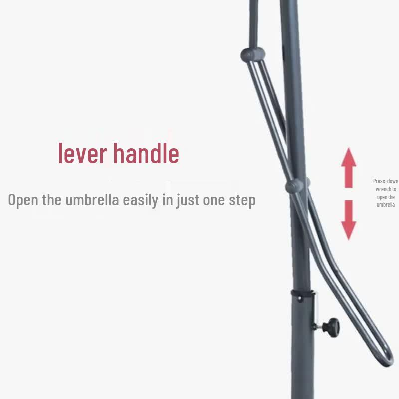 Pinxie Outdoor Sunshade Umbrella with Water Tank Base