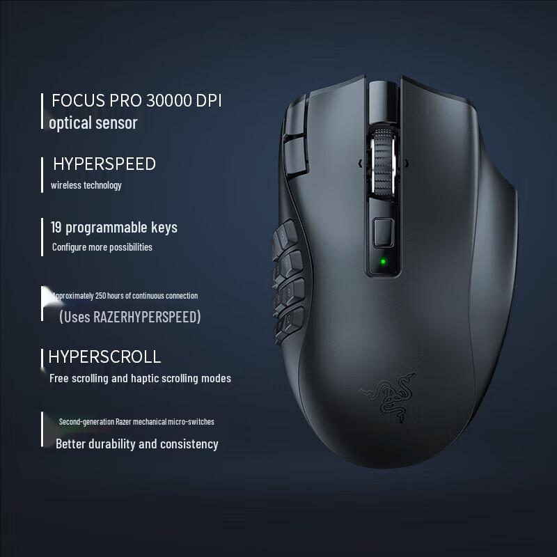 Razer Naga V2 Hyperspeed Wireless Gaming Mouse