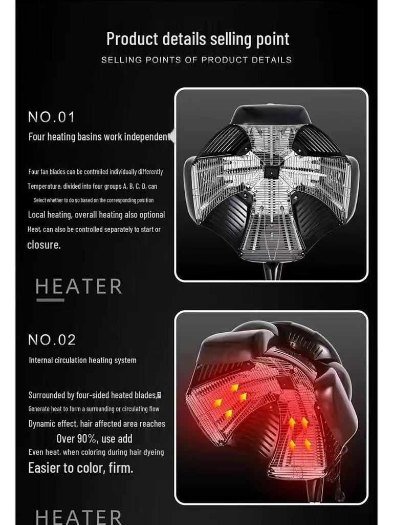 Multi-Function Hair Styler: Jellyfish Cold Perm & Dryer Unit for Salons