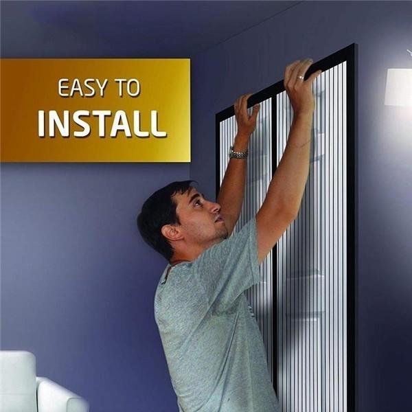 Занавеска для двери, окна, летняя антимоскитная сетка, защита от насекомых, летающих насекомых, дверная сетка, занавеска на липучке, сетка, декор для двери