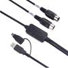 Cable Matters MIDI Cable, 2m, MIDI To USB Converter Cable, USB To MIDI Cable, MIDI To USB C Converter Cable, Black