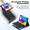 Магнитный чехол из ПУ кожи со встроенной подставкой для iPad 11-го поколения A16 10-го 10,9 дюйма, совместимый с Bluetooth-клавиатурой
