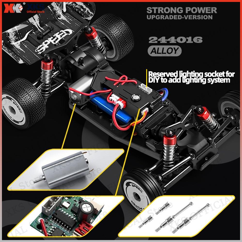 Xks Wltoys 244016 1:Радиоуправляемая машина масштаба 24, высокая скорость 25 км/ч, гоночный дрифт, игрушечный автомобиль с дистанционным управлением для детей, рождественская игрушка