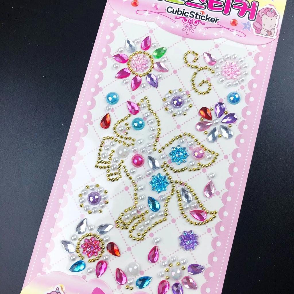 Самоклеящаяся 3D наклейка со стразами в виде бриллиантов, акриловые кристаллы, креативные DIY поделки, драгоценные камни для украшения чехла телефона, ноутбука