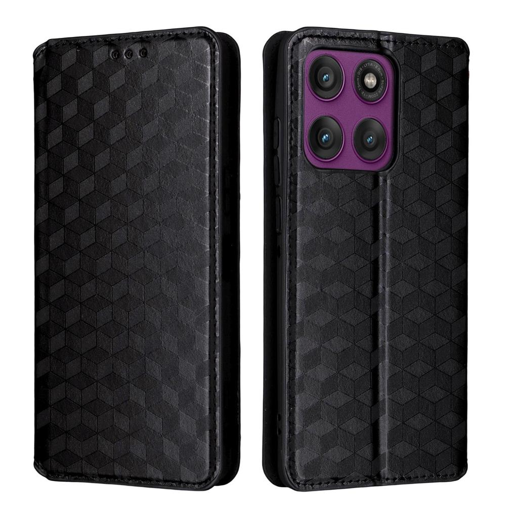 Flip Cover for Motorola Edge 60 Pro PU Leather Full-Body Protection With [RFID Blocking] Shockproof Durable Retro Phone Case
