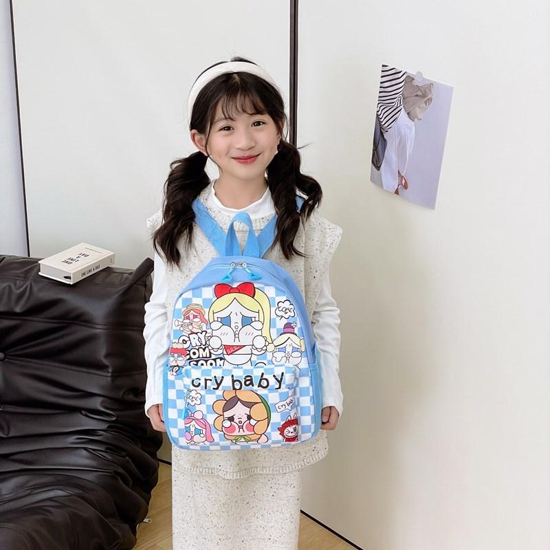 Kindergarten Primary School Students Schoolbag Cartoon Animation Cute Printed Boys And Girls Backpack Children'S Backpack