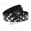 Studded Punk PU Belt Women Men Y2K Trendy Adjustable Waistband With Square Rivets Gothic Chic Accessory