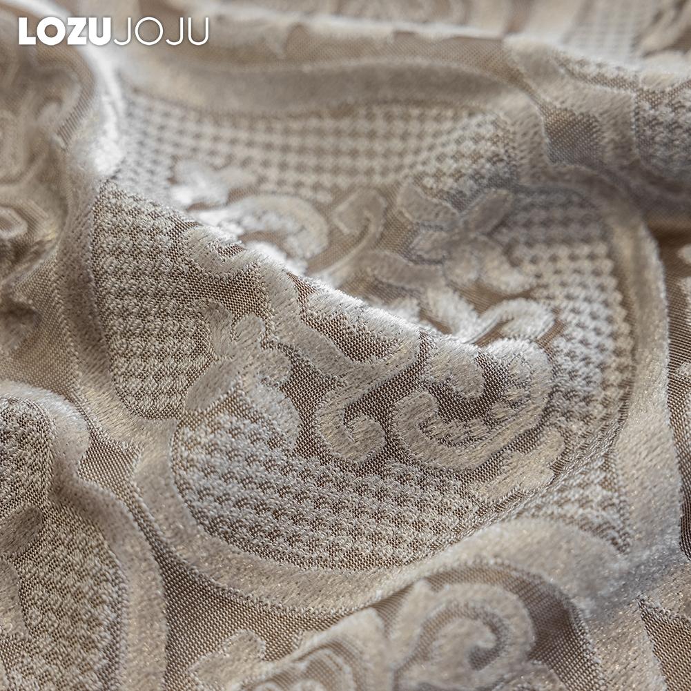 1 шт. LOZUJOJU 40-70% затемняющие современные роскошные европейские ажурные жаккардовые шторы доступны в нескольких цветах для гостиной спальни домашнего декора